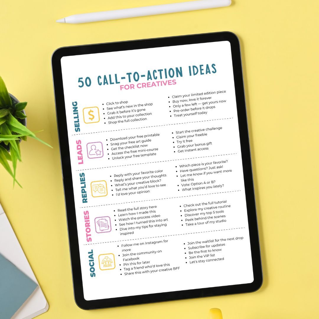 50 Call-To-Action Ideas