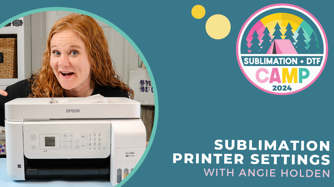 sublimation printer settings
