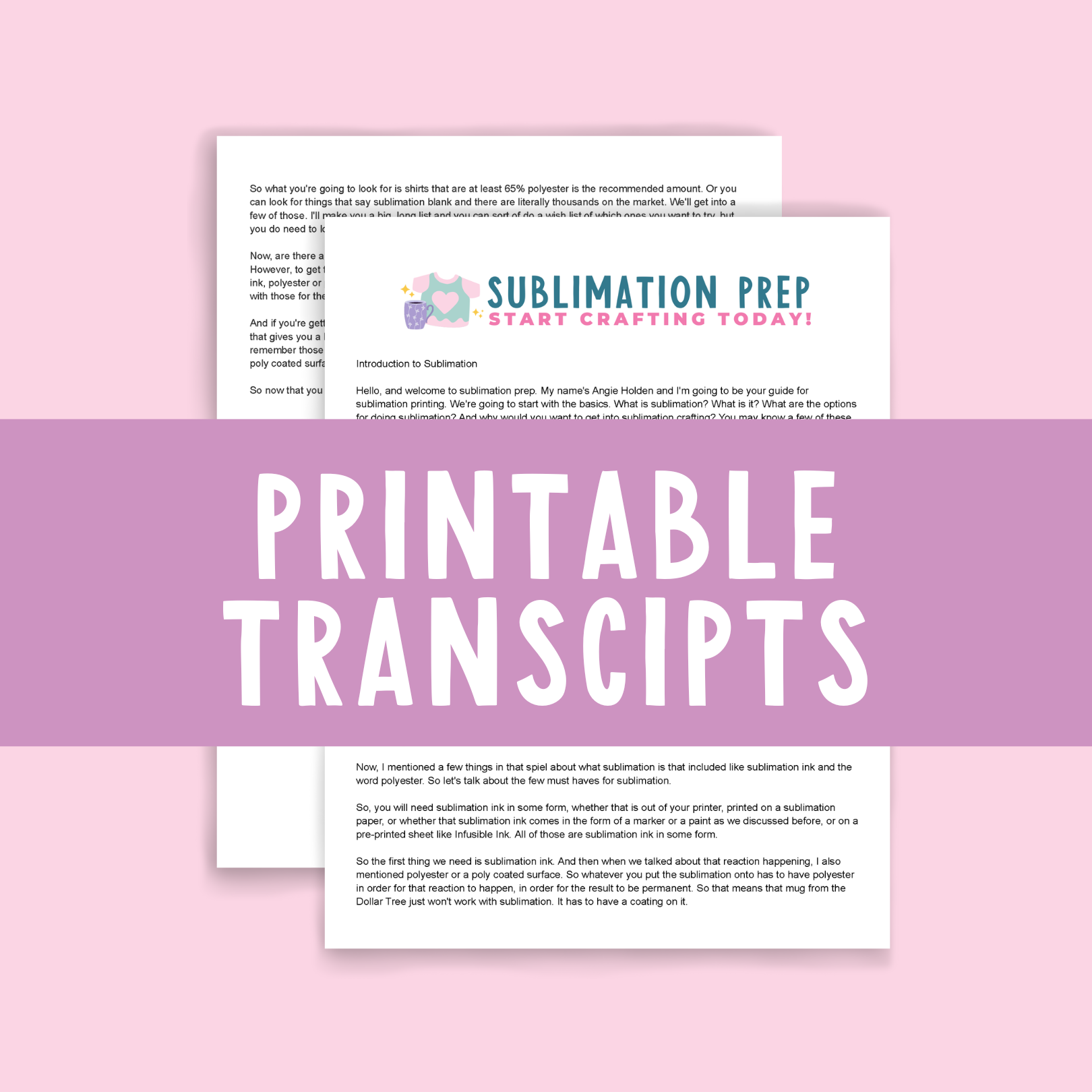 printable transcripts